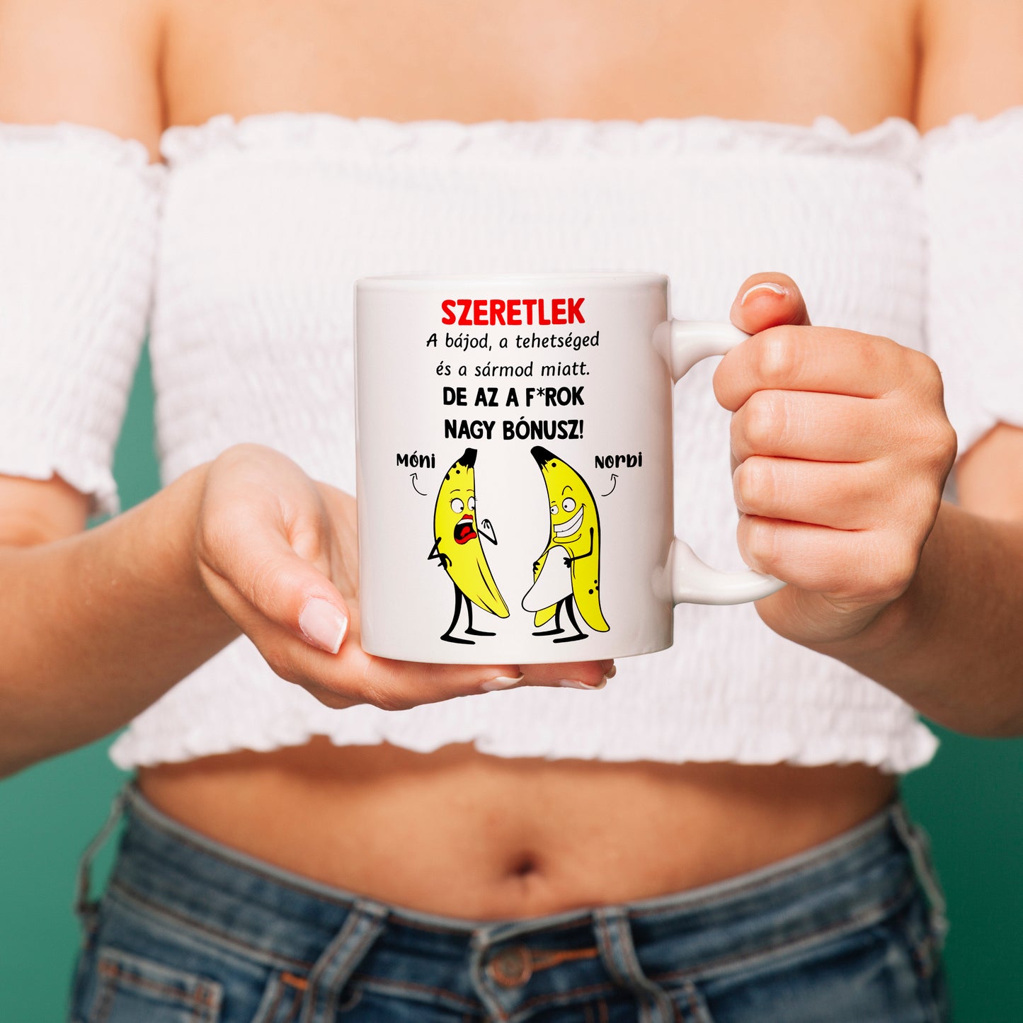 Fehér Bögre - Valentin Dizájn #3