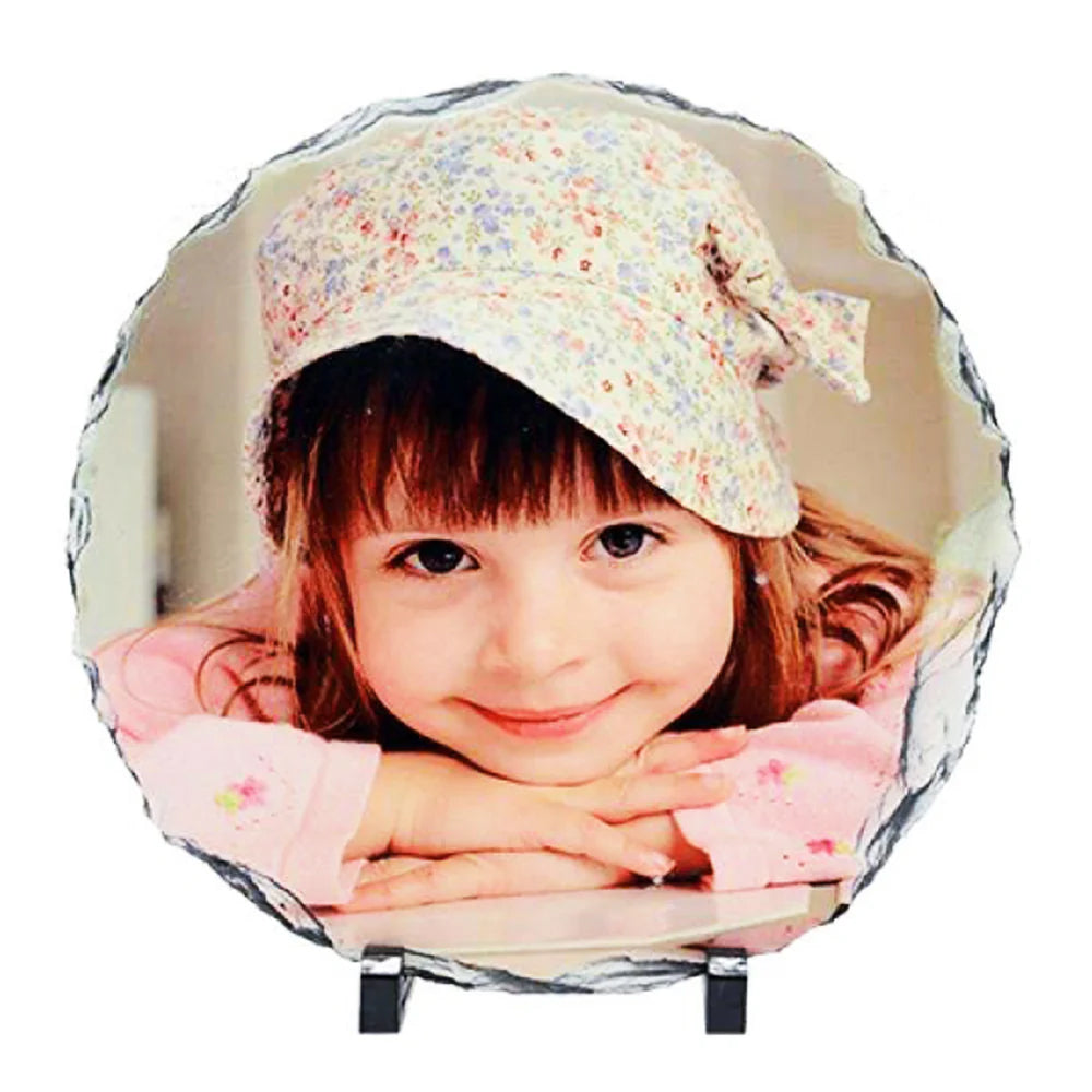 Placă Ardezie Rotundă 20cm Personalizată