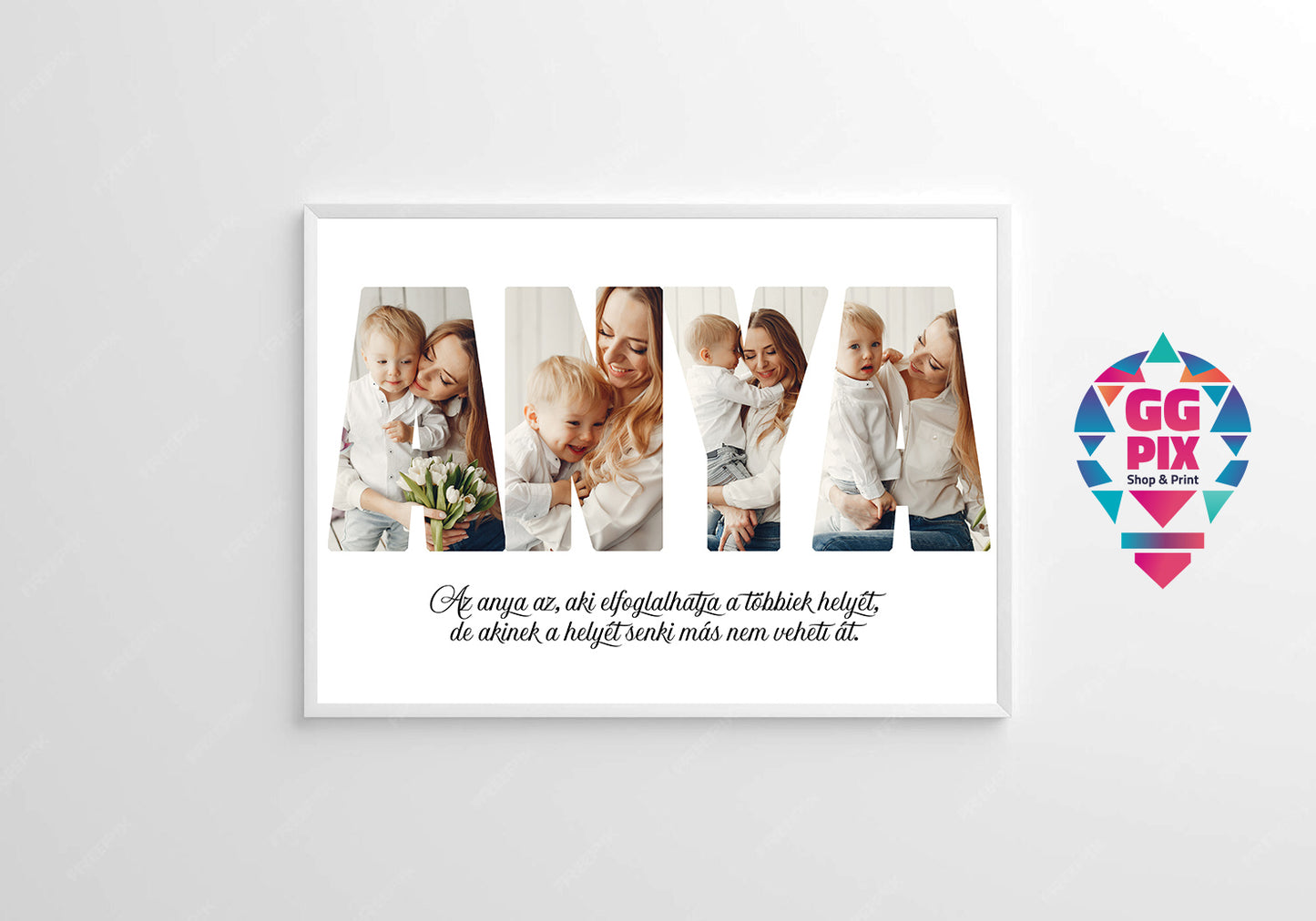 Anyás képkeret - személyre szabott képekkel