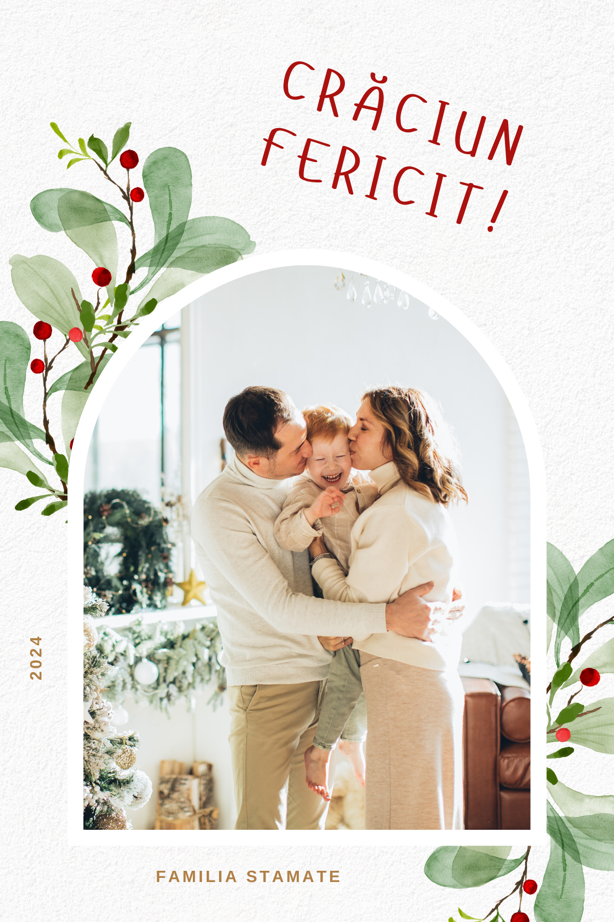 Felicitări de crăciun personalizate