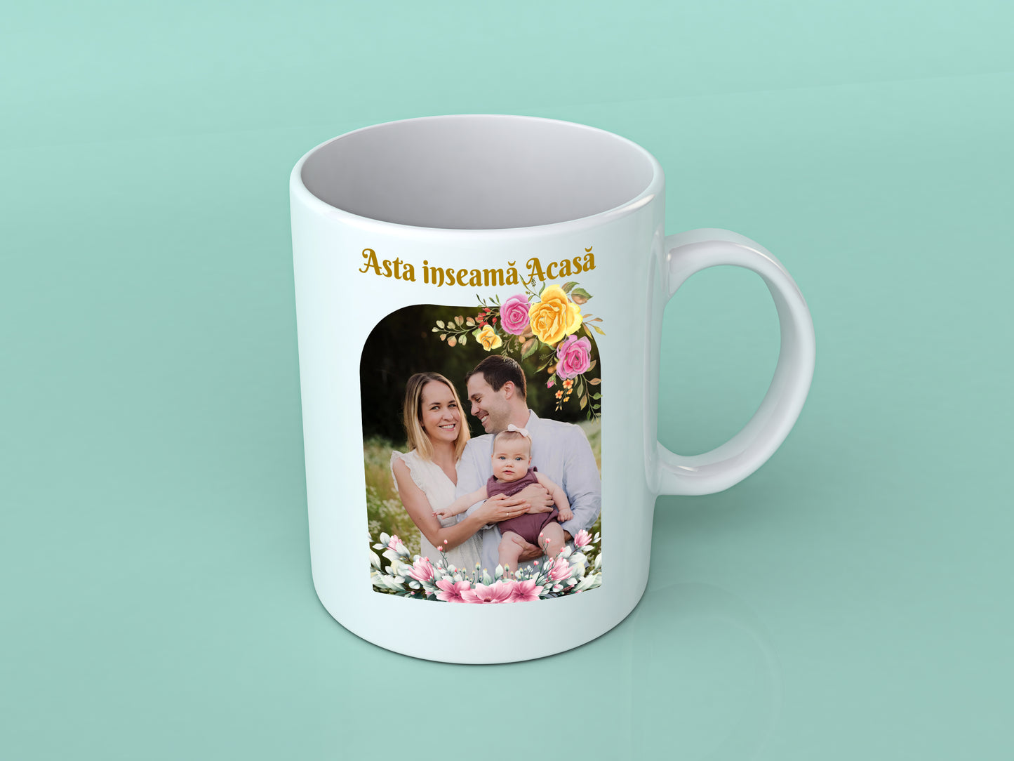 Cană Albă personalizată