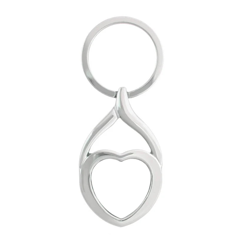 Breloc Metalic Inimă Personalizat