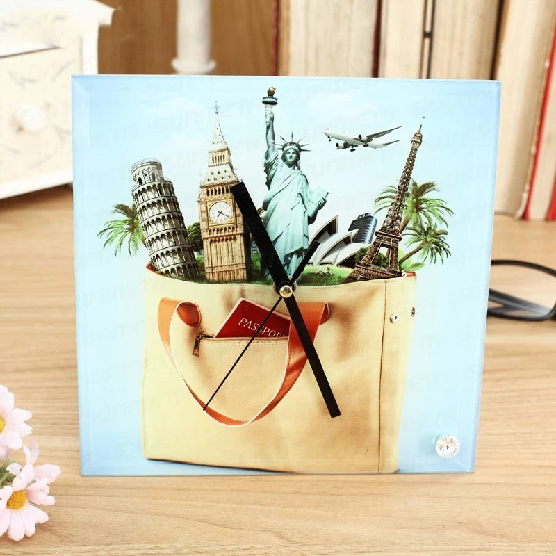 Ceas Sticlă Personalizat - 20cm