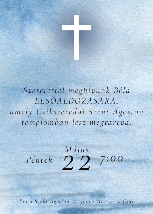 Elsőáldozási Meghívó #3