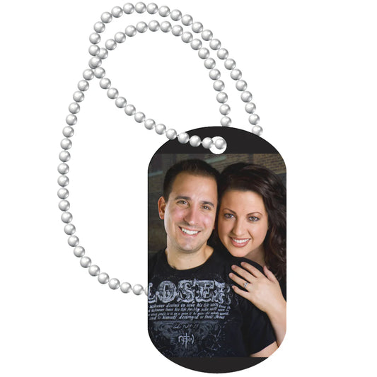 Colier Metalic Military Dogtag - Personalizat