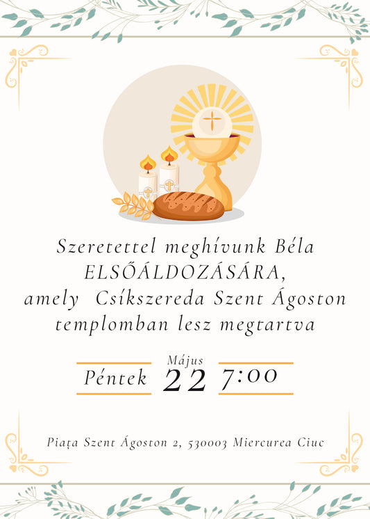 Elsőáldozási Meghívó #7