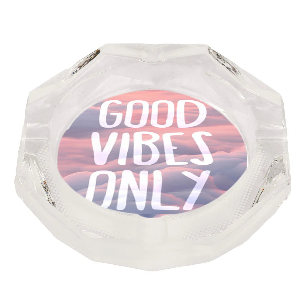 Scrumieră Sublimabilă Sticlă Rotundă - Personalizabilă