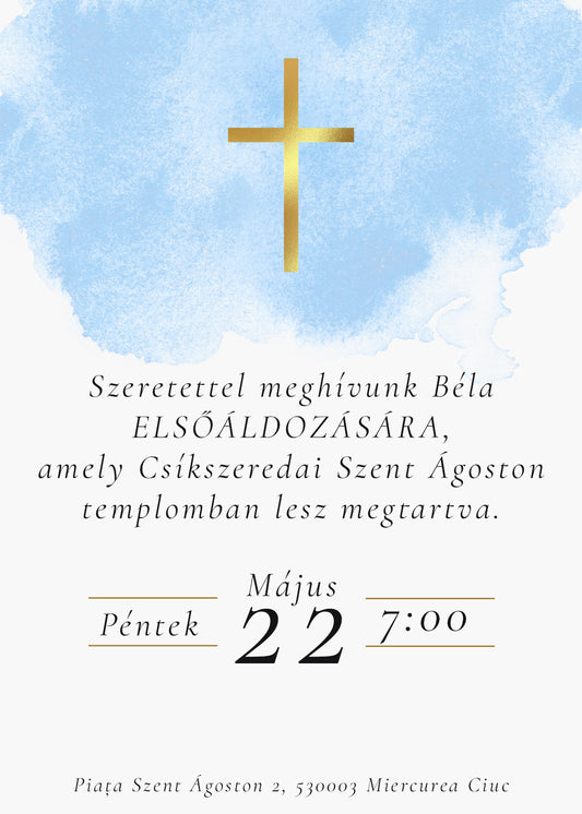 Elsőáldozási Meghívó #8
