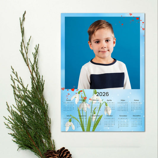 Nőnapi Naptár - Személyre Szabható Falinaptár (A3) #1