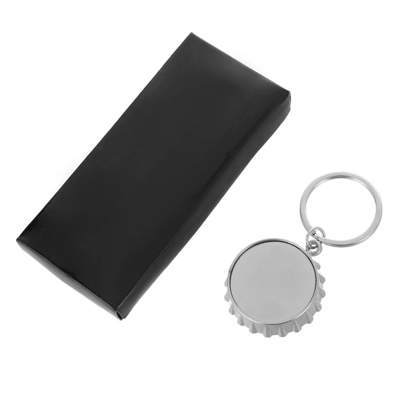 Breloc Metalic Tip Capac de Bere cu Desfacator Personalizat