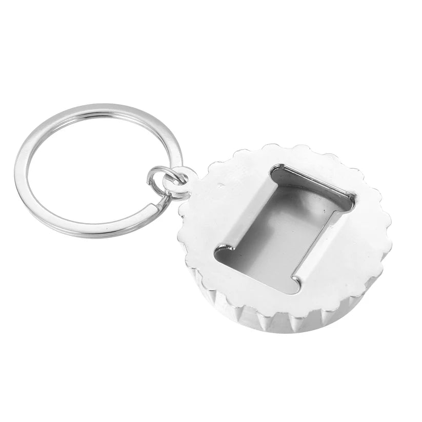 Breloc Metalic Tip Capac de Bere cu Desfacator Personalizat