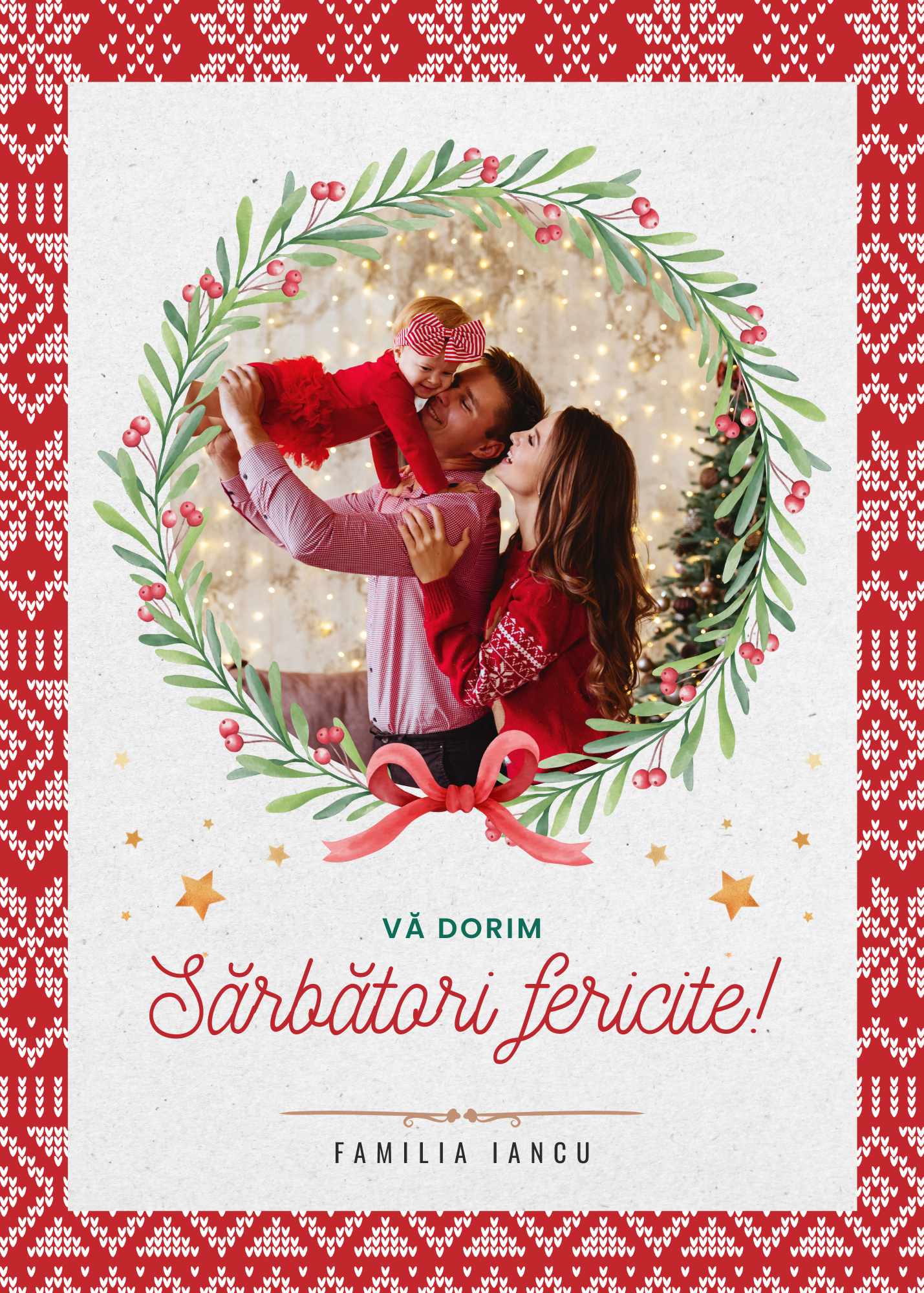 Felicitări de crăciun personalizate