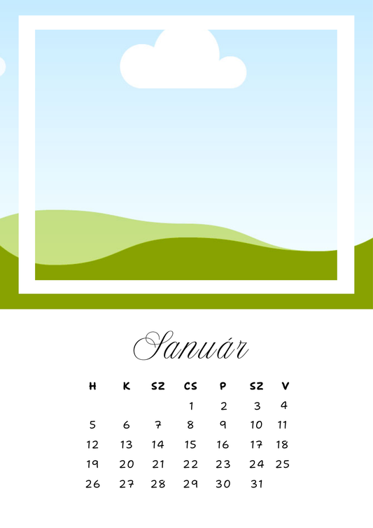 Naptár 2026 Sémöre Szabható