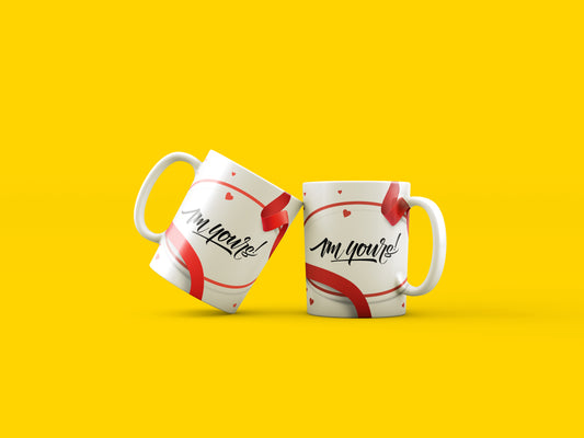 Cană Albă personalizată - Set Pereche