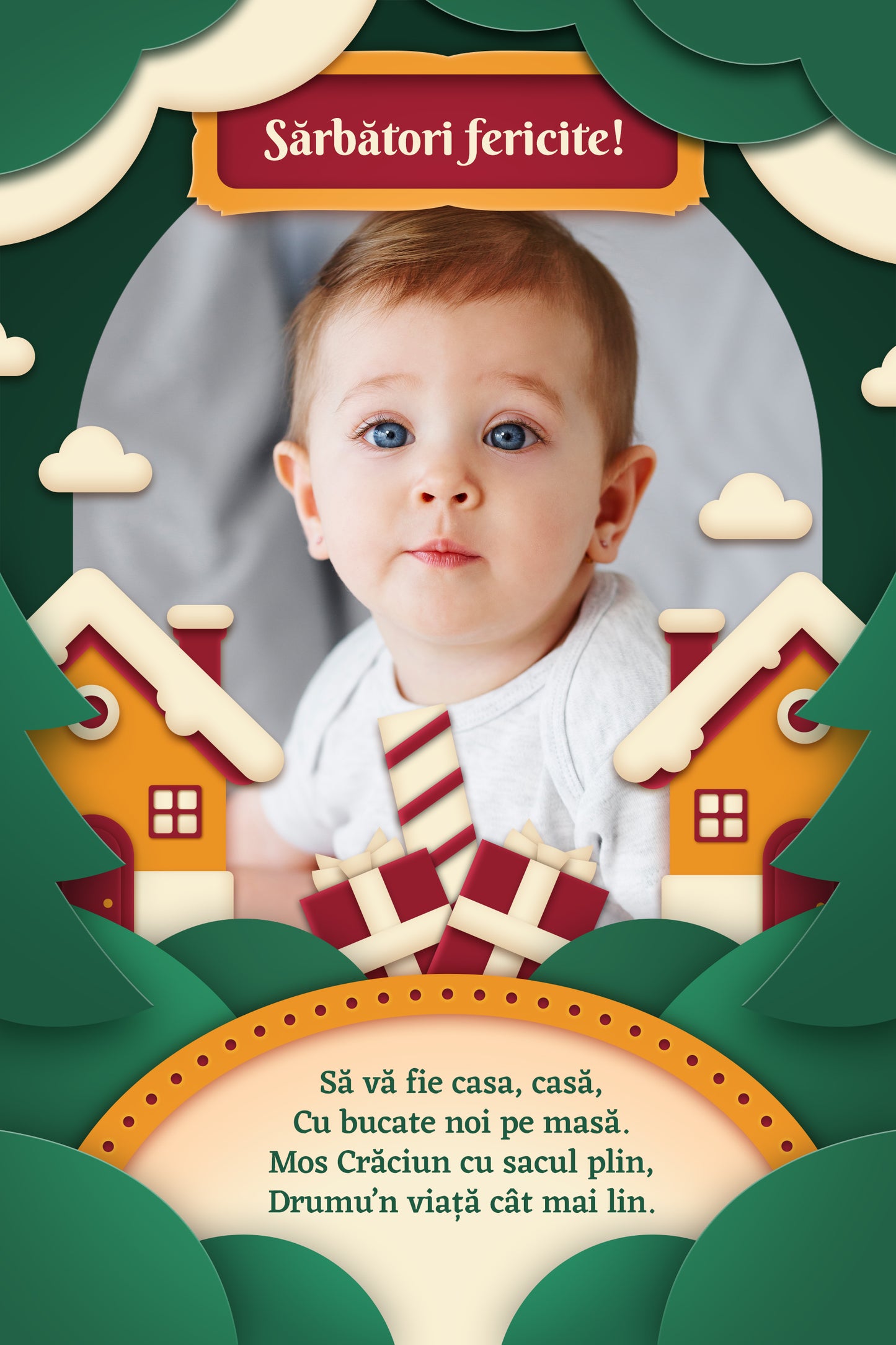 Felicitări de crăciun personalizate