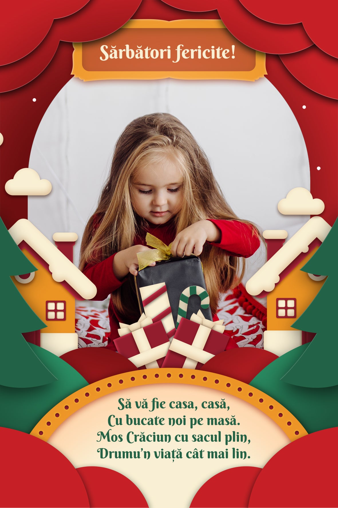 Felicitări de crăciun personalizate