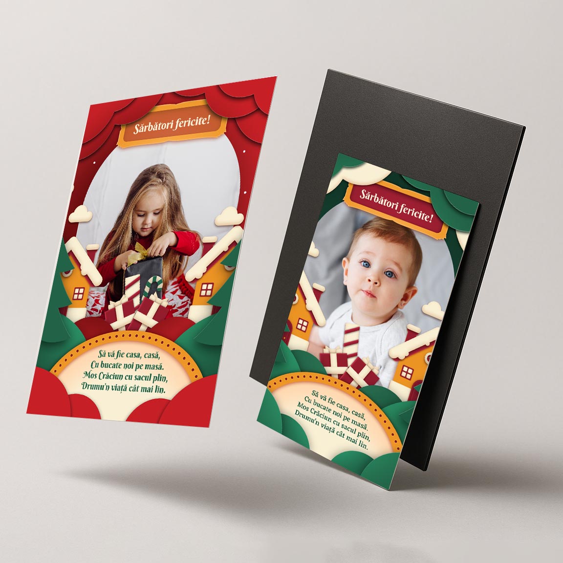 Felicitări de crăciun personalizate