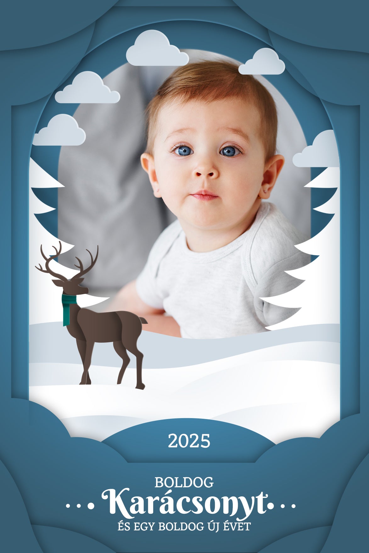 Karácsonyi Üdvözlőlap Szémelére Szabható