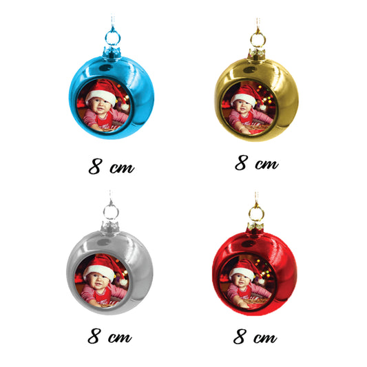 Glob foto pentru brad 8cm