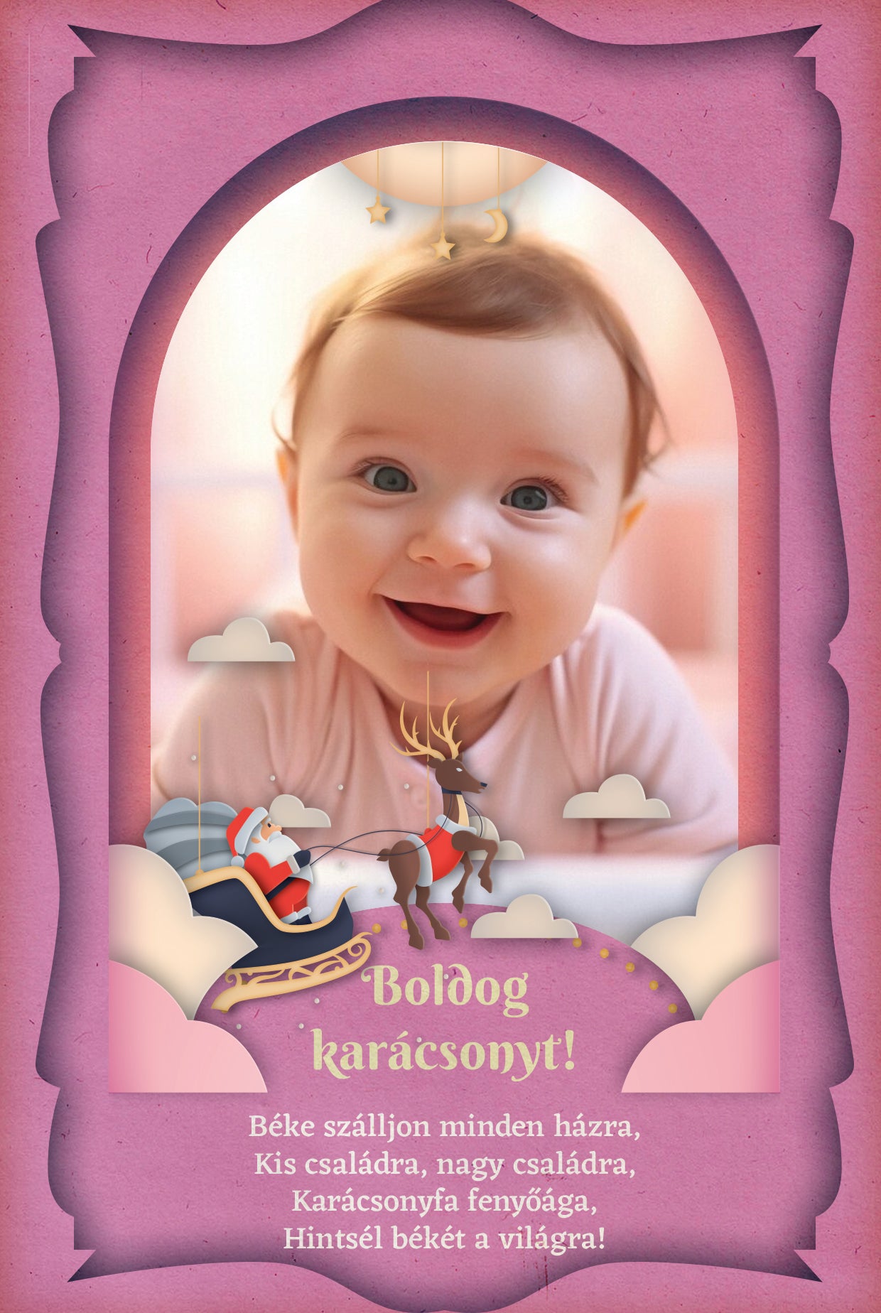 Karácsonyi Üdvözlőlap Szémelére Szabható